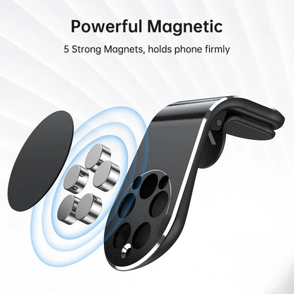 AUFU Magnetic Phone Holder in Car Stand Magnet L-Type