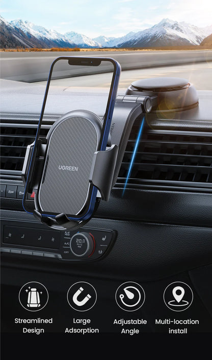 Car Phone Holder Stand Gravity Dashboard Phone Holder Universal
