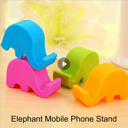 Mini Mobile Phone Desktop Stand Cute Lovely Elephant Desk