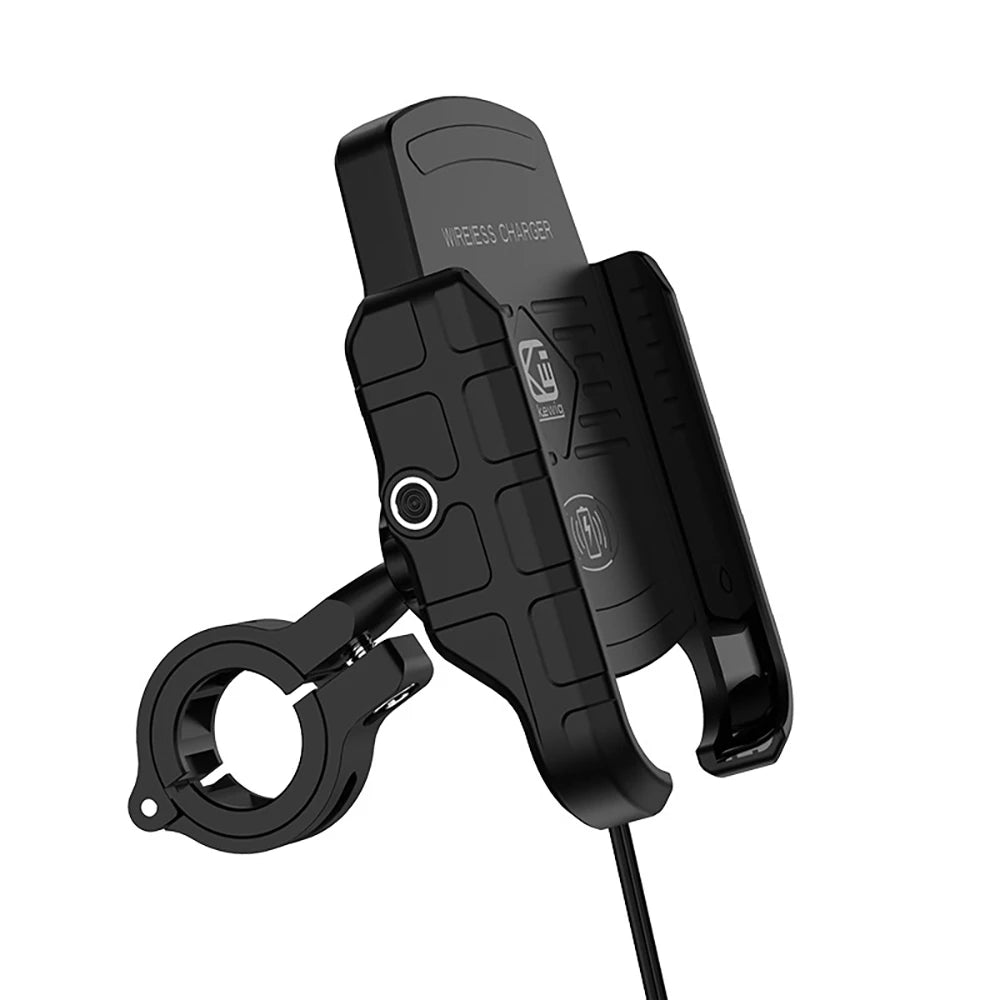 Motorcycle Phone Holder Wireless Charging Cradle 3.0 Quick Charger