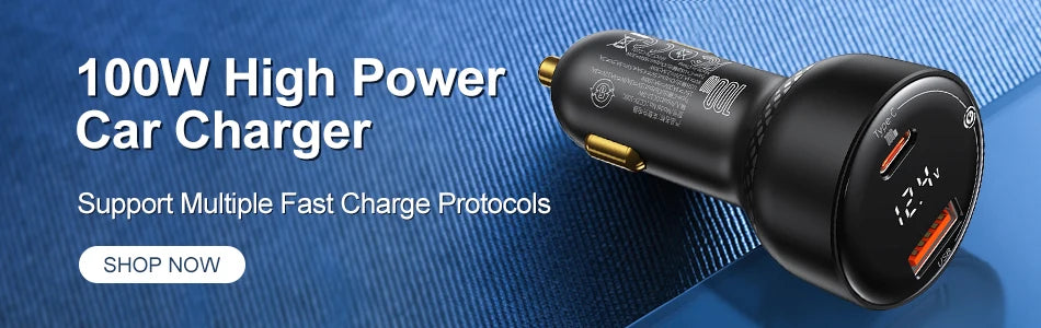 Baseus USB Car Charger Quick Charge Fast Car USB Charger