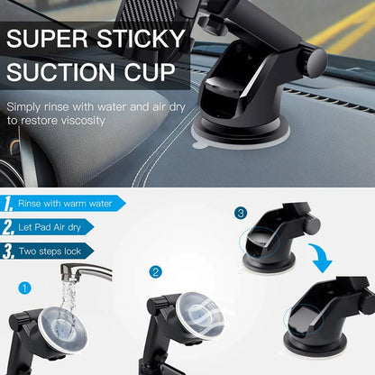 AUFU Sucker Car Phone Holder Mobile Phone Holder Stand in Car