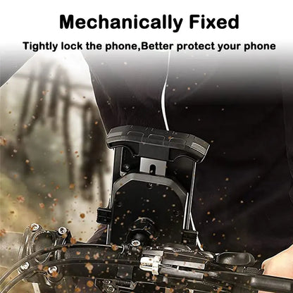 Motorcycle Phone Holder QC3.0 Wireless Charger Mobile Support