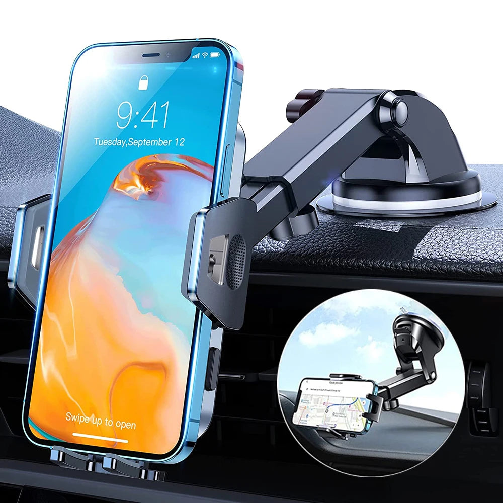 Car Phone Holder Sucker Car Phone Mount Stand GPS Telefon