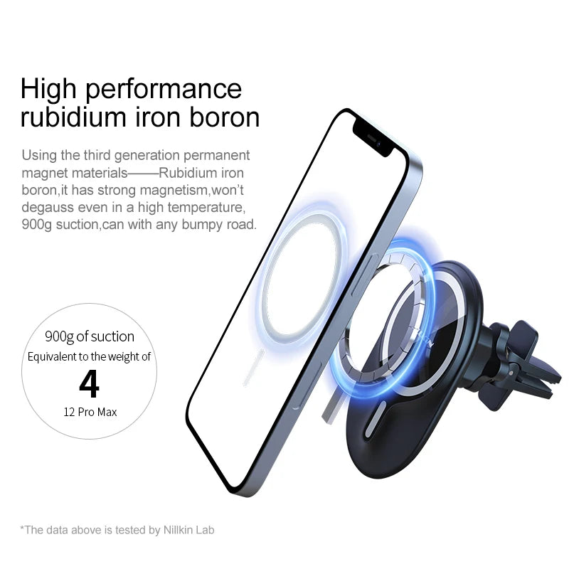 Magsafe Car Holder Magnetic Phone Holder in the Car