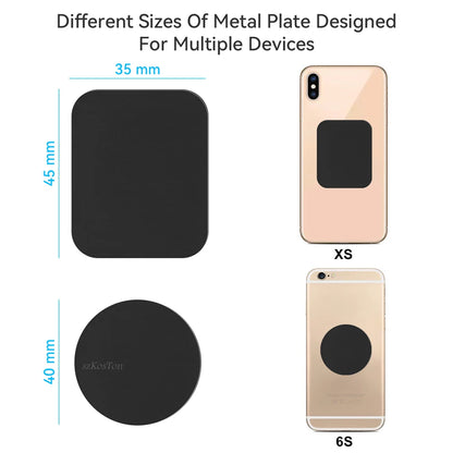Car Magnet for Phone Holder Desk Metal Phone Magnetic Sticker