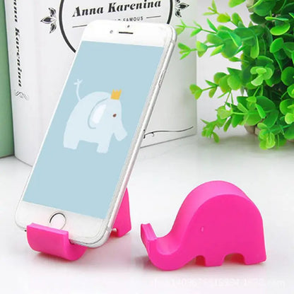 Mini Mobile Phone Desktop Stand Cute Lovely Elephant Desk