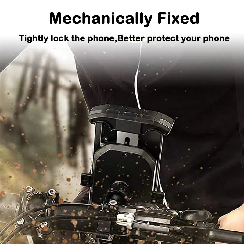 Motorcycle Phone Holder QC3.0 Wireless Charger Mobile Support