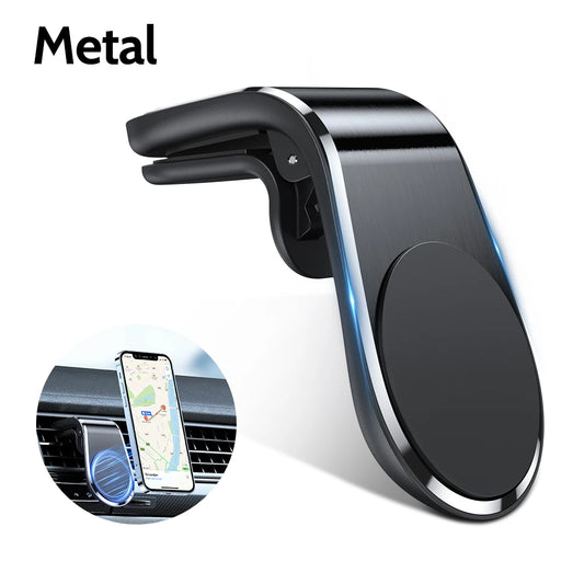 AUFU Magnetic Phone Holder in Car Stand Magnet L-Type