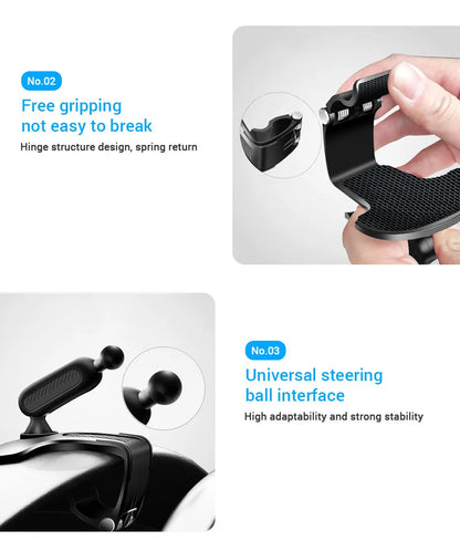 360-Degree Rotation Car Phone Holder Clip Car Smartphone