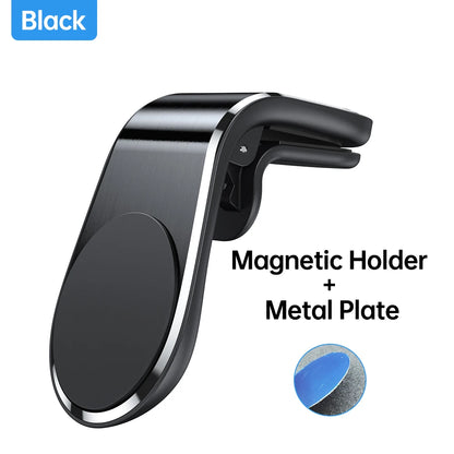 AUFU Magnetic Phone Holder in Car Stand Magnet L-Type