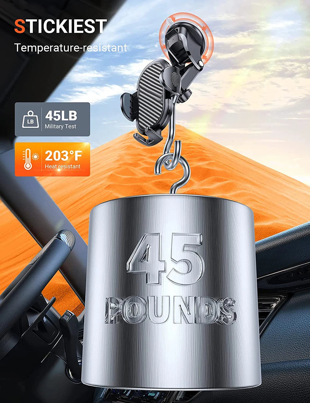 Car Phone Holder Sucker Car Phone Mount Stand GPS Telefon