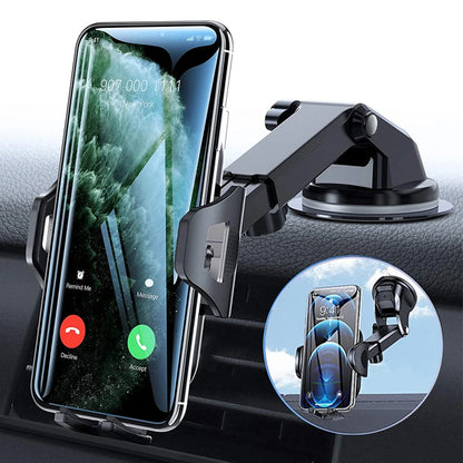Car Phone Mount Long Arm Suction Cup Sucker Car Phone Holder