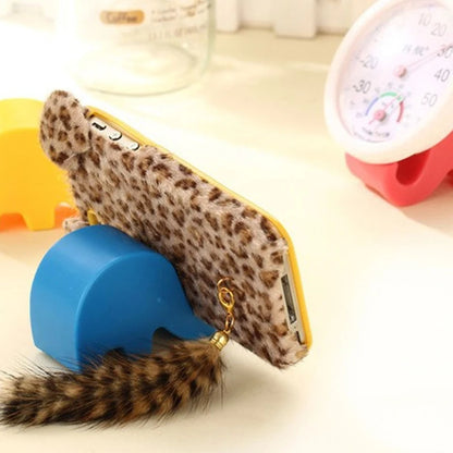 Mini Mobile Phone Desktop Stand Cute Lovely Elephant Desk