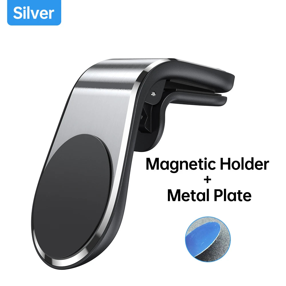 AUFU Magnetic Phone Holder in Car Stand Magnet L-Type