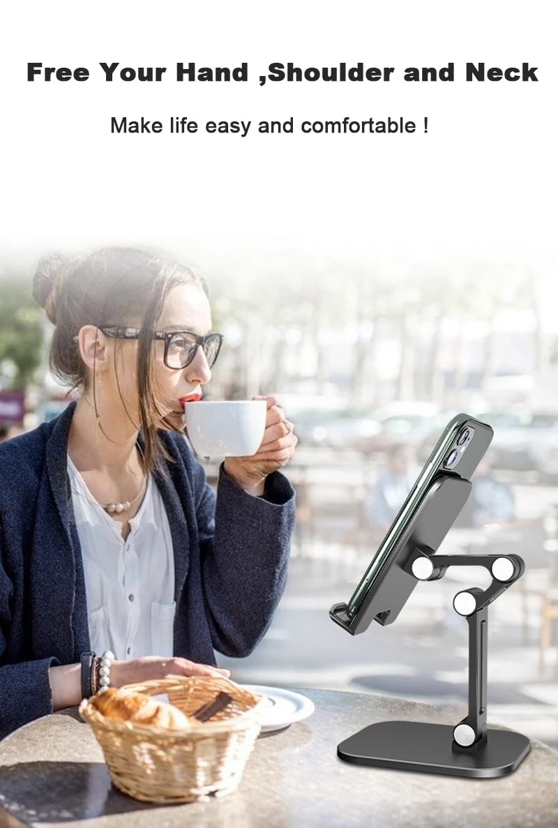 New Adjustable Desk Mobile Phone Holder Foldable Stand