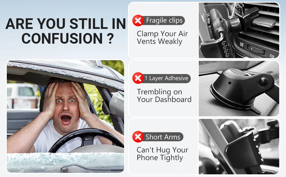 Car Phone Holder Sucker Car Phone Mount Stand GPS Telefon