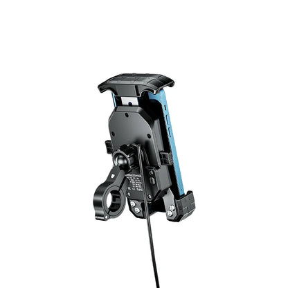 Motorcycle Phone Holder QC3.0 Wireless Charger Mobile Support