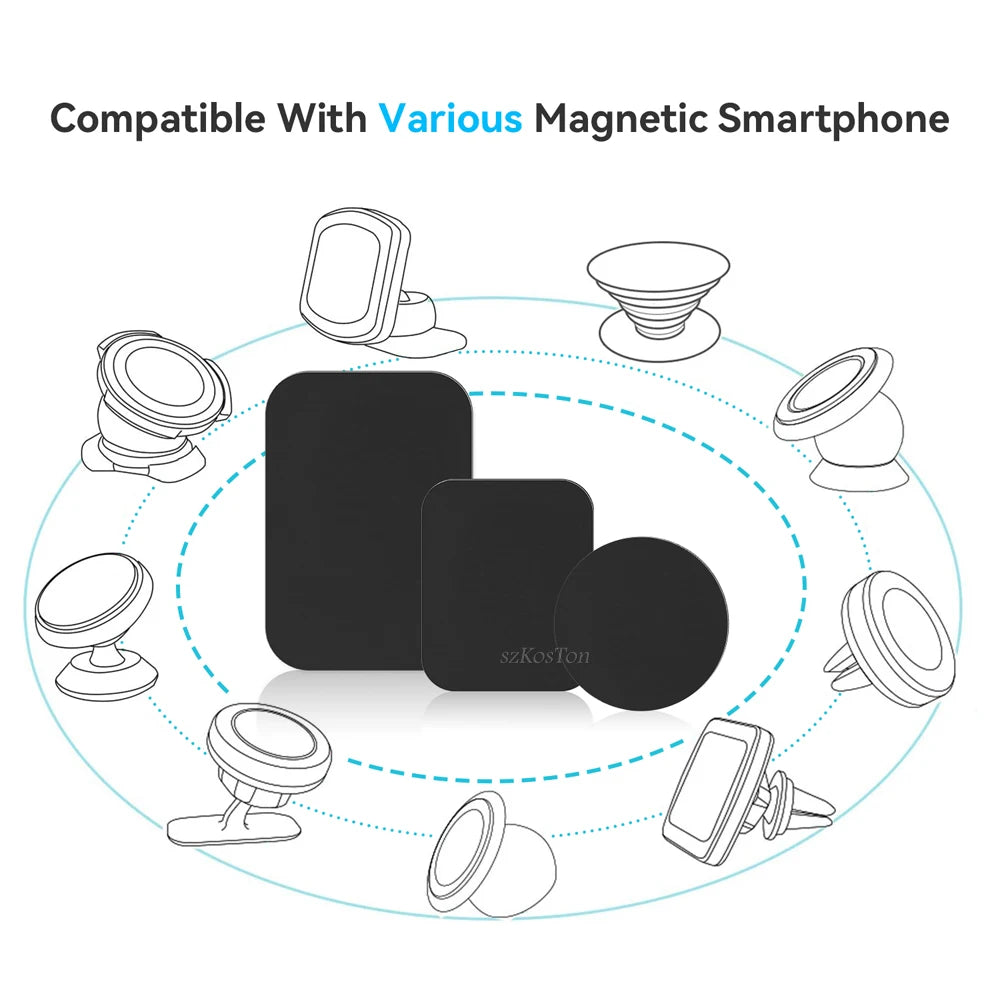 Car Magnet for Phone Holder Desk Metal Phone Magnetic Sticker
