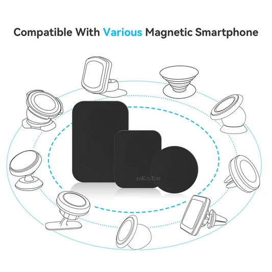 Car Magnet for Phone Holder Desk Metal Phone Magnetic Sticker