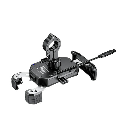 Motorcycle Phone Holder QC3.0 Wireless Charger Mobile Support