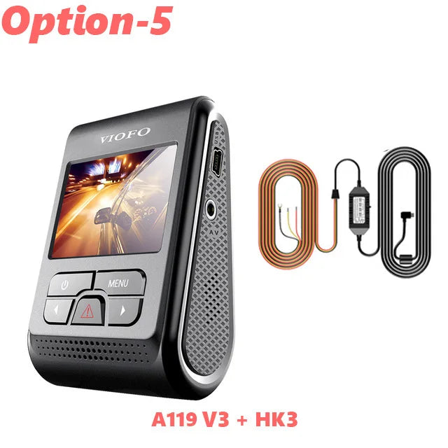 VIOFO A119 V3 2K Car DVR Super Night Vision Quad HD Dash Camera