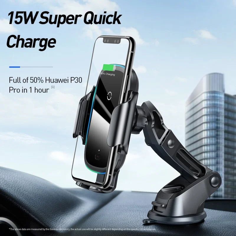 Baseus Qi Car Wireless Charger Car Phone Holder Wirless Charger