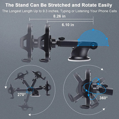 AUFU Sucker Car Phone Holder Mobile Phone Holder Stand in Car