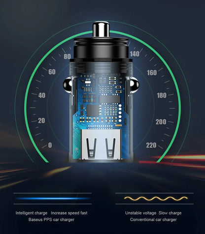 Baseus USB Car Charger Quick Charge Fast Car USB Charger
