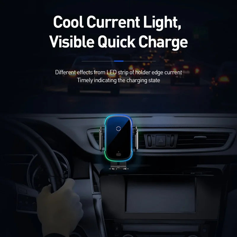 Baseus Qi Car Wireless Charger Car Phone Holder Wirless Charger