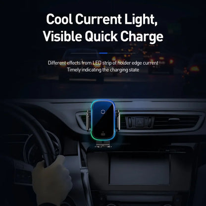 Baseus Qi Car Wireless Charger Car Phone Holder Wirless Charger