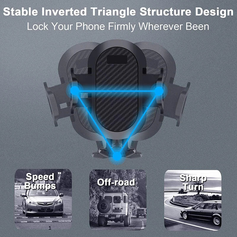 AUFU Sucker Car Phone Holder Mobile Phone Holder Stand in Car