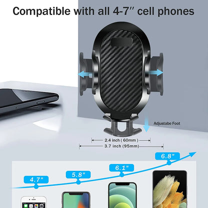Car Phone Mount Long Arm Suction Cup Sucker Car Phone Holder