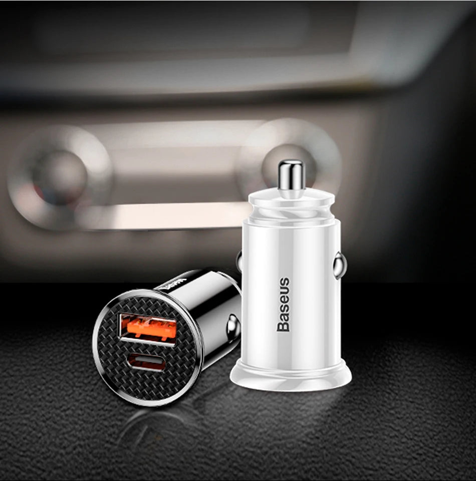 Baseus USB Car Charger Quick Charge Fast Car USB Charger
