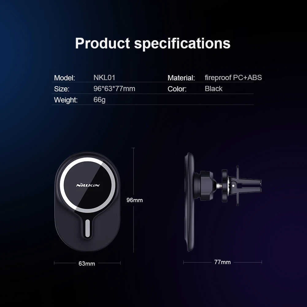 Magsafe Car Holder Magnetic Phone Holder in the Car