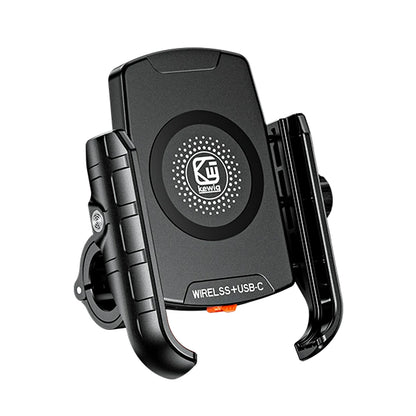 Motorcycle Phone Holder Wireless Charging Cradle 3.0 Quick Charger