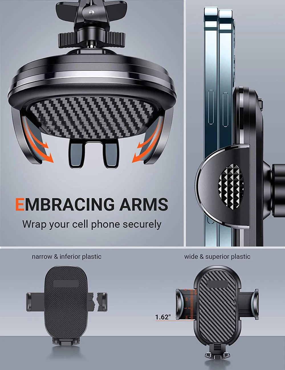 Car Phone Holder Sucker Car Phone Mount Stand GPS Telefon
