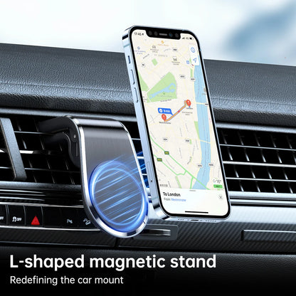 AUFU Magnetic Phone Holder in Car Stand Magnet L-Type