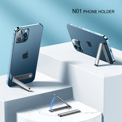 OATSBASF Magnetic Phone Holder Mini Metal Phone Stand