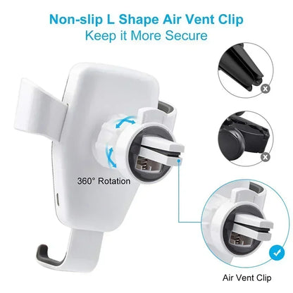 30W Fast Wireless Chargers Car Holder Charger