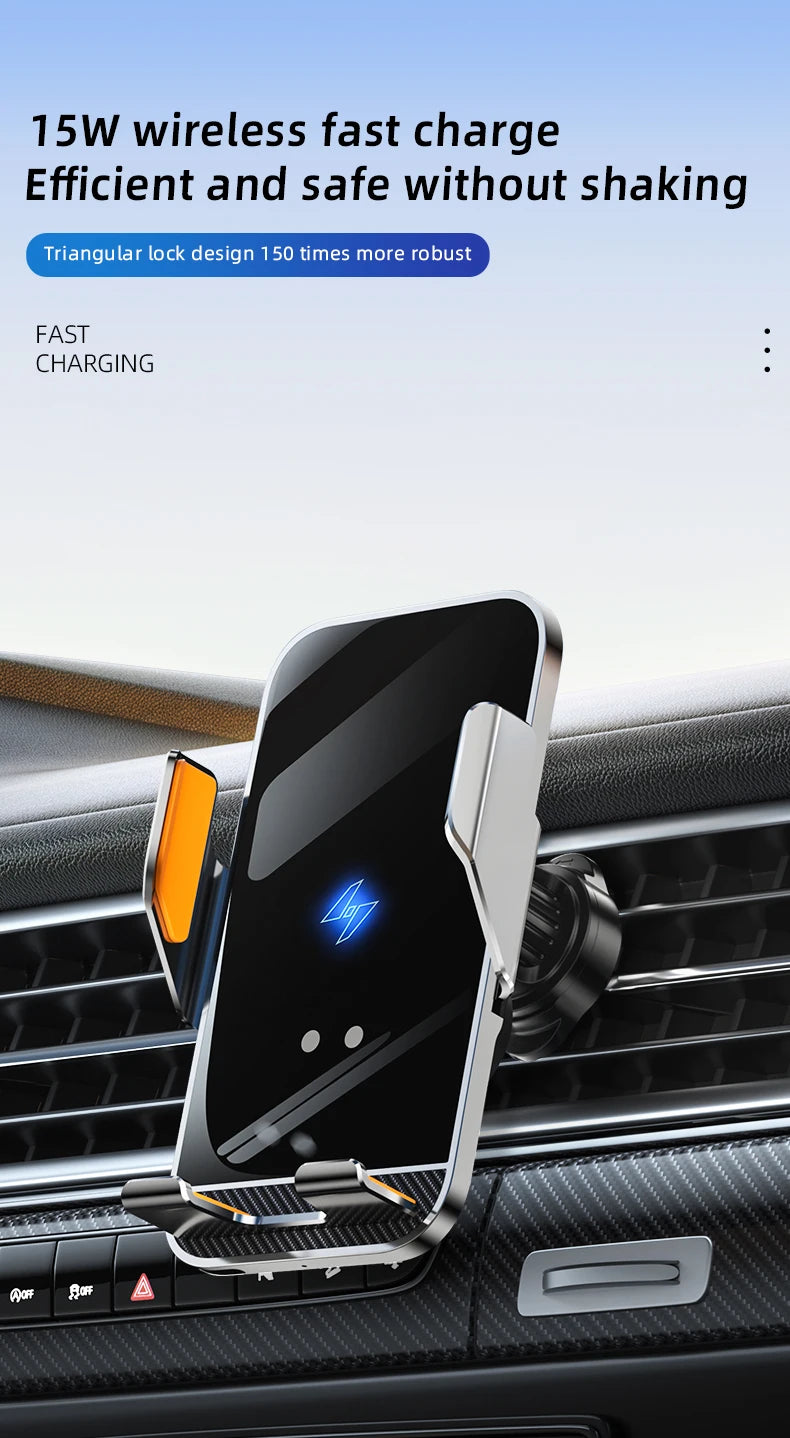 New Wireless Car Phone Holder with Charger Holder for Car