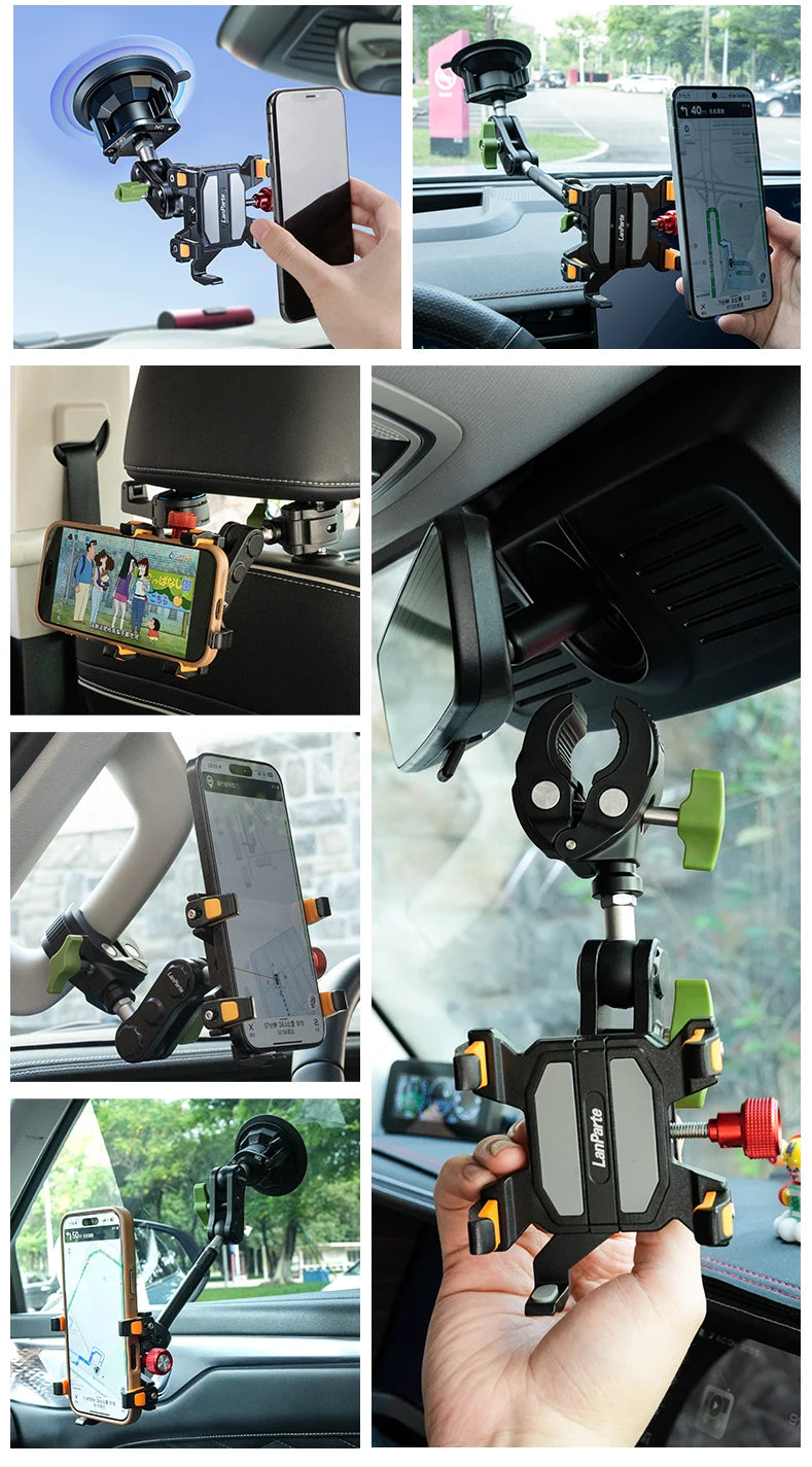 Anti-slip Heavy Duty Car Windshield Metal Five-Claw