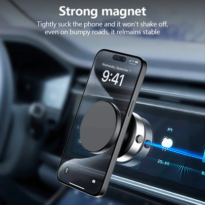 Electric Vacuum Magnetic Car Mount Stand for Cell Phone 360°