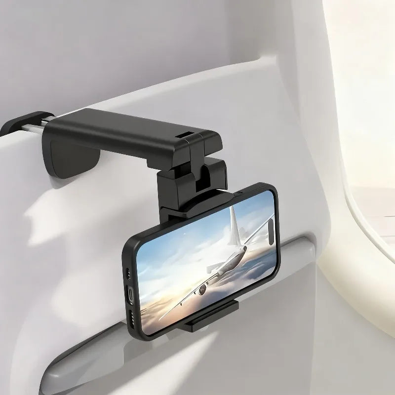 Universal Foldable Airplane Travel Phone Holder Desk Lazy Car Seat