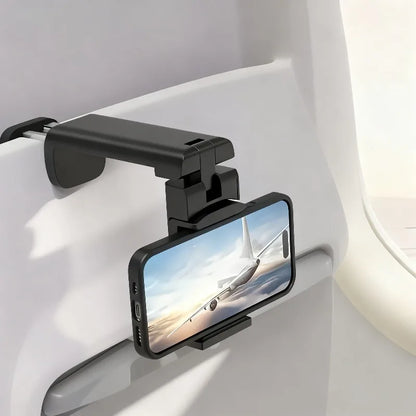 Universal Foldable Airplane Travel Phone Holder Desk Lazy Car Seat