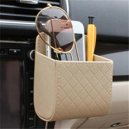 Car Phone Holder Mount Air Vent Outlet Hanging Storage