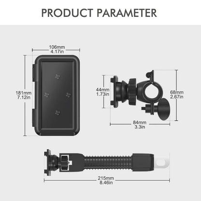 New Motorcycle Phone Holder 360 Degree Rotation Cell Phone Clamp