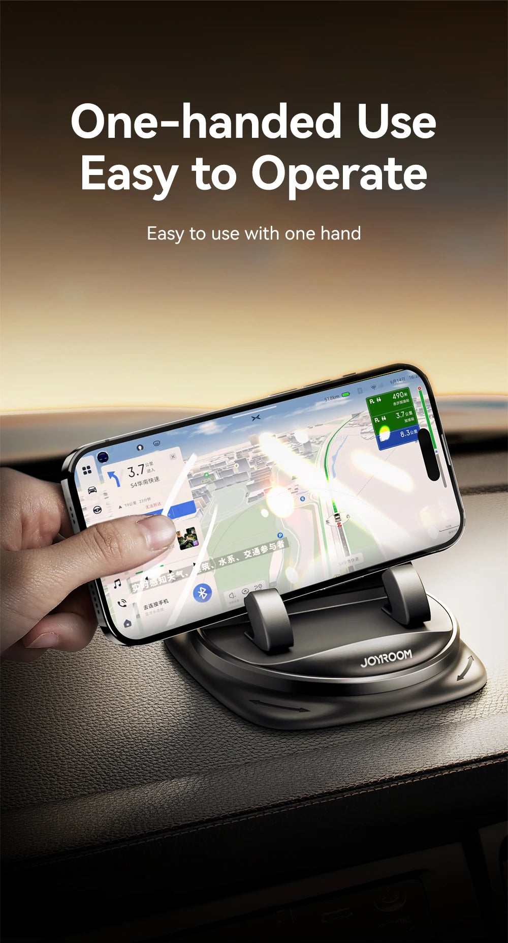 Universal Dashboard Car Phone Holder Upgraded Silicone
