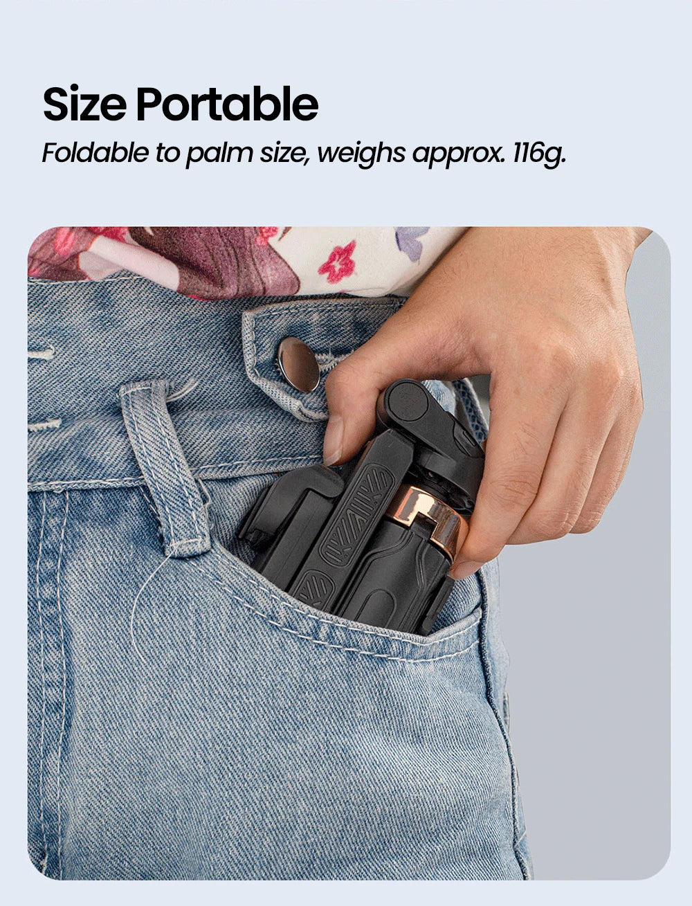 Elough Selfie Stick Tripod Phone Stand Shooting Aid Wireless