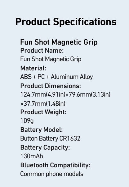 Phone Camera Shoot Hand Grip Magnetic Phone Holder